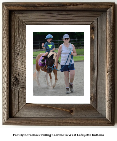 family horseback riding near me in West Lafayette, Indiana